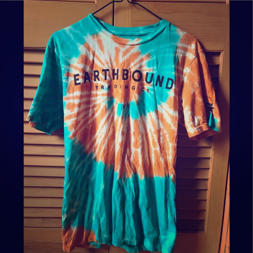 Earthbound Logo 25 Years Tie Dye T-shirt Small